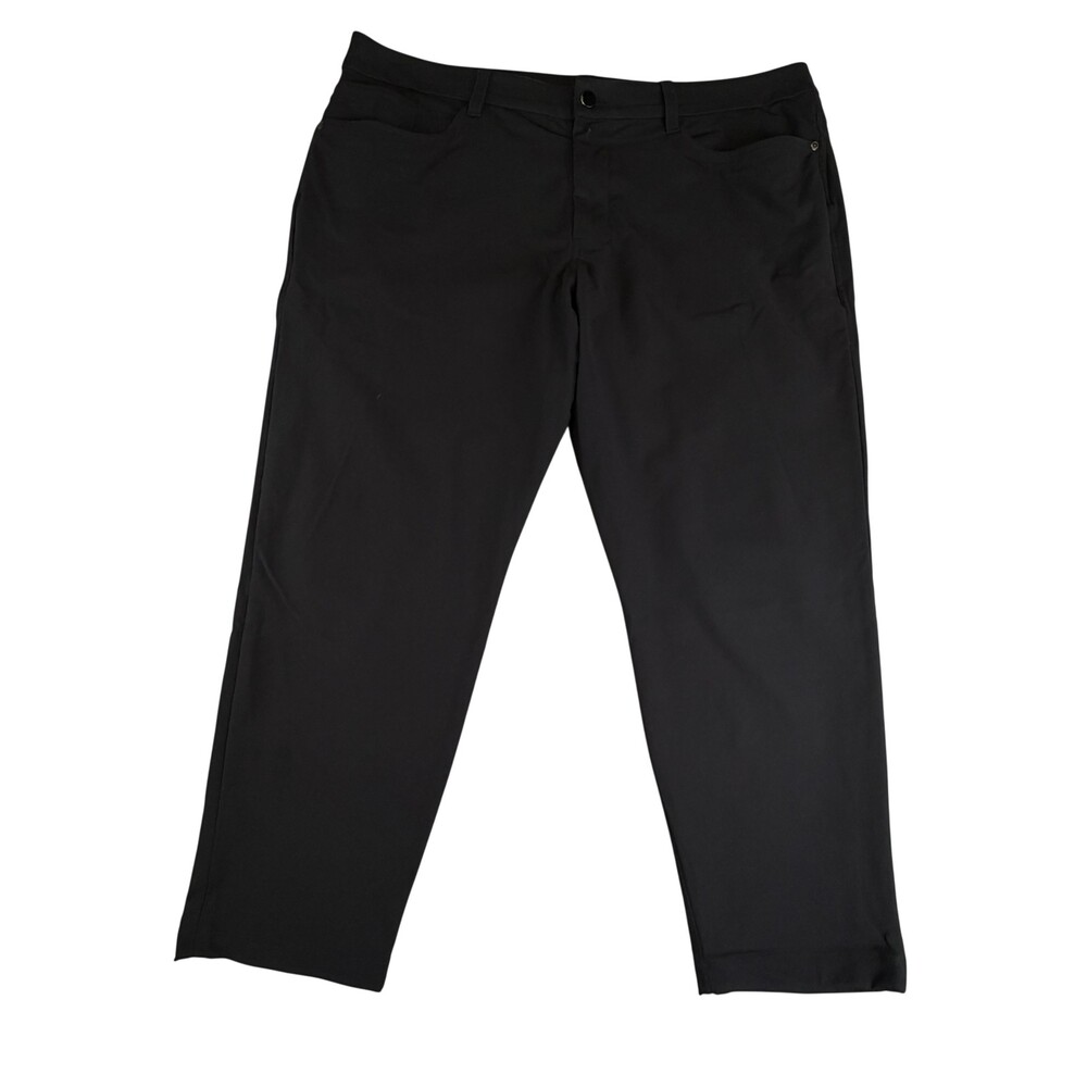 Lululemon ABC Pants Men FIT 39x26 Black Stretch Chino 5 Pocket Performance Golf